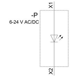 ΠΛΚ 3SU1401-1BG40-1AA0 Μονάδα LED SIRIUS ACT με τερματικό βίδα και εμπρόσθια τοποθέτηση