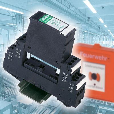 5 V συνεχής ονομαστική τάση 4 πόλος 2838306 PT 4X1-5DC-ST Προστατευτής υπερχείλισης
