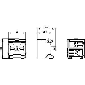 Βιομηχανική αυτοματοποίηση με PLC 3SU1401-1MC50-1CA1 SIRIUS ACT PROFINET Τερματική Μονάδα