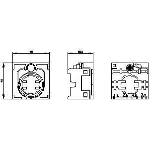 PLC 3SU1500-0BA10-0AA0 πλαστικό 4 θέσεις B SIRIUS Κρατήρας ACT ανθεκτικός και μακροχρόνιος