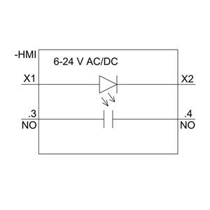 ΠΛΚ 3SU1501-1AG40-1BA0 Κρατητής ACT SIRIUS και Μονάδα 3 Θέσεις Α 6-24V AC/DC Στροφείο Τερματικό 1NO