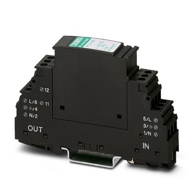 1 πόλος 2839282 PT PT-BE/FM Τύπος 3 Βάση προστασίας από υπερβολική τάση με ονομαστική τάση