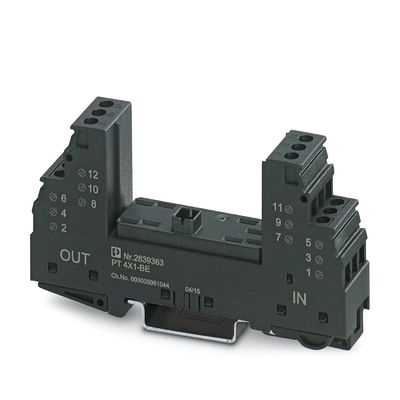 1 Πόλος 2839363 PT 4X1-BESΠροστατευτής από τάση 4X1-BE για βιομηχανική ασφάλεια