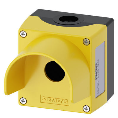 ΠΛΚ 3SU1801-0AA00-0AC2 22 mm Στρογγυλό κίτρινο περίβλημα για συσκευές ελέγχου και 1 σημείο ελέγχου