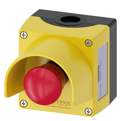 Κεφάλαιο για τις συσκευές εντοπισμού PLC 3SU1801-0NB00-2AC2 Κουμπί σβήσιμης διακοπής έκτακτης ανάγκης