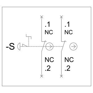 Κεφάλαιο για τις συσκευές εντοπισμού PLC 3SU1801-0NB00-2AC2 Κουμπί σβήσιμης διακοπής έκτακτης ανάγκης