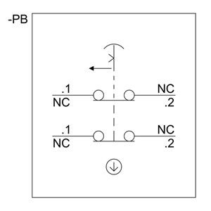 Κεφάλαιο για τις συσκευές εντοπισμού PLC 3SU1801-0NB00-2AC2 Κουμπί σβήσιμης διακοπής έκτακτης ανάγκης