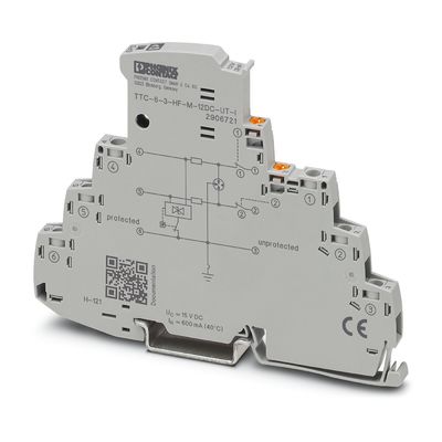 12 V DC TTC-6-3-HF-M-UT-I Προστατευτής υπερχείλισης 2 πόλων