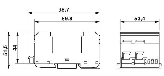 250V AC Καθορισμός VAL-MS/3 0-BE/FM Τύπος 2 Βάση προστασίας από υπερχείλιση με απόδοση 3 πόλων