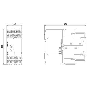 PLC 3TK2810-0BA01 Ασφαλίστε το μηχάνημά σας με παρακολούθηση στάσης και τερματικό βίδα