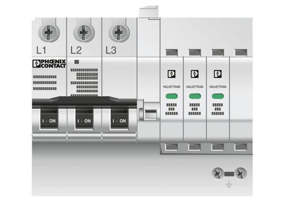 2882776 VAL-CP-MCB-3C-350/40/FM Προστατευτής υπερεκτάσεων τύπου 2 για τις ανάγκες σας