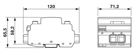 2905640 VAL-MB-T1/T2 1500DC-PV/2 V-FM Κλάση 1/2 Προστατευτής κεραυνών/επιταγών 4 πόλος