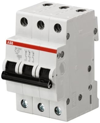 Διορισμένη τάση 220V SH203-D0.5 Μικροσκοπικός διακόπτης κυκλωμάτων 3P 0.5A για την ηλεκτρική ασφάλεια