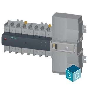 Siemens 3KC6432-2TA20-0TA3 ATSE με ενσωματωμένο ελεγκτή 1-0-2 4 πόλων ATSE 40-160A