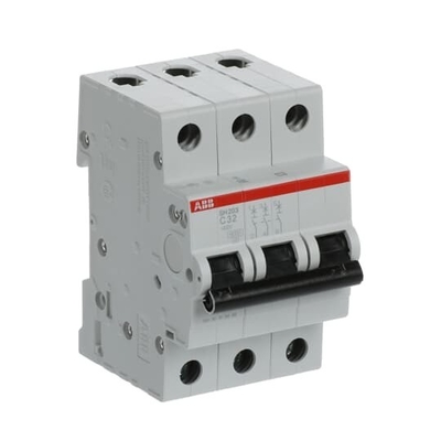 MCB SH203-C32 Μικροσκοπικός διακόπτης κυκλωμάτων 3P C 32A Διορισμένη τάση 220