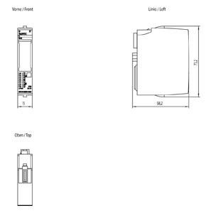 6ES7131-6BH01-0BA0 Ψηφιακή μονάδα εισόδου ET 200SP DI 16X24VDC ST για βιομηχανικό έλεγχο