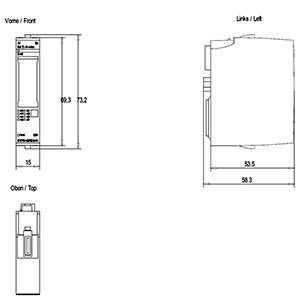 Ακριβής απόκτηση δεδομένων με SIMATIC ET 200SP 6ES7134-6GF00-0AA1 αναλογική μονάδα εισόδου