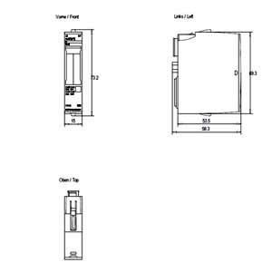 PLC 6ES7134-6JD00-0CA1 ET 200SP AI 4xRTD-TC αναλογική μονάδα εισόδου με υψηλό χαρακτηριστικό