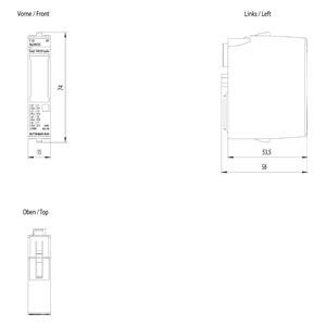 ΠΛΚ 6ES7136-6BA01-0CA0 F-DI HF 8x24VDC Ηλεκτρονική μονάδα για ακριβή παρακολούθηση