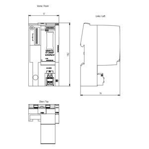 PLC 6ES7155-6AU01-0CN0 ET 200SP IM155-6 PN HF incl. μονάδα διακομιστή για ταχεία λειτουργία