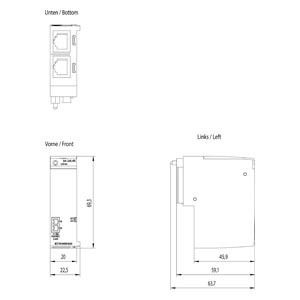 6ES7193-6AR00-0AA0 ET 200SP BusAdapter RJ45 Host Bus Adapter για απρόσκοπτη ενσωμάτωση