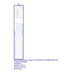 Siemens 6ES7193-6BP00-0BU0 ET 200SP BaseUnit BU20-P16 A0 2B U0 για απρόσκοπτη ολοκλήρωση