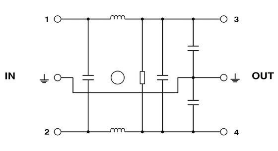 Επικοινωνία Phoenix NEF 1-3 EMC Φίλτρο 50Hz 60Hz Διορισμός τάσης για βελτιωμένο έλεγχο θορύβου