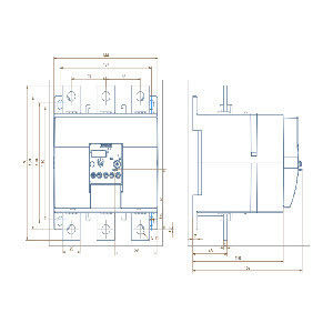350-500A Μέγεθος S12 3RU5176-5HB1 CT Ρέλε υπερφόρτωσης για μονό τοποθέτηση Προστατευτική τάξη 10