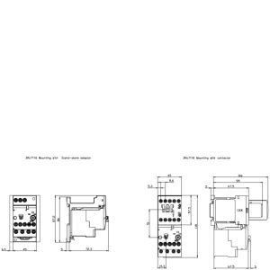 Επικοινωνία φορτίου 3RU7 μέγεθος S00 PLC ρελέ υπερφόρτωσης 3RU7116-0HB0 για προστατευτική εφαρμογή