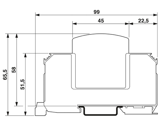230V AC Καθορισμός VAL-MS 320/3 1 Προστατευτής υπερεκτάσεων με 4 πόλους από Phoenix Contact Type 2