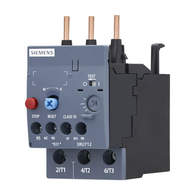 PLC 3RU7126-1EB0 Ρέλε υπερφόρτωσης 3RU7 μέγεθος S0 Θεωρία Ρέλε τάσης Σφραγισμένη προστασία