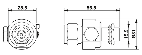 Προστατευτής υπερεμβολίας 2 πόλων CN-UB-280DC-3-SB για ονομαστική τάση 2801051 στο Phoenix Contact