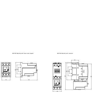 Siemens 3RU7146-4LB0 Μέγεθος ρελέ υπερφόρτωσης S3 Φορτίο επαφής για την προστασία των συστημάτων ισχύος