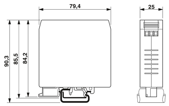 240V AC L-N 50Hz 60Hz ονομαστική συχνότητα κέντρου EMC φίλτρο για Phoenix Επικοινωνία NEF 1-3