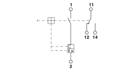 Επαφή Phoenix TM1 6A F1 P Θερμομαγνητική συσκευή Διακόπτης κυκλωμάτων 50V DC 5 πόλους