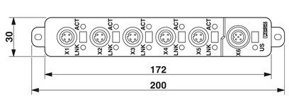 FL SWITCH 1605 M12 Industrial Ethernet Switch για δίκτυα 2700200 από την Phoenix Contact