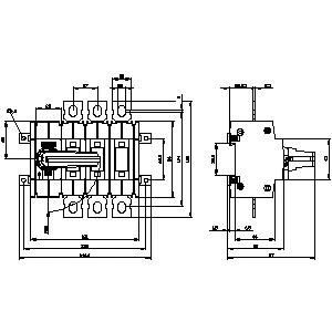 Siemens 3KD3232-0NE10-0 βασικές συσκευές διακόπτης αποσύνδεσης για SENTRON 3KD έως 1600 A