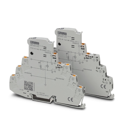 TTC-6-3-HF-M-12DC-PT-I Φινίξ Προστατευτής υπερχείλισης επαφής 2 πόλων 12 V συνεχής τάση