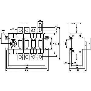 PLC 3KD3840-0NE10-0 SENTRON Σημείο διακόπτες διακόπτη για βασικές συσκευές έως 1600 A