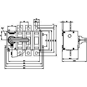 SENTRON 3KD έως 1600 A PLC 3KD4232-0PE10-0 Βασικές συσκευές Διακόπτες διακόπτη άξονα