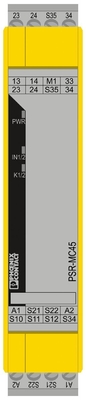 Προστατευτικό χαρακτηριστικό PSR-MC45-3NO-1DO-24DC-SP αναμεταδότης ζεύξης για βιομηχανικές εφαρμογές