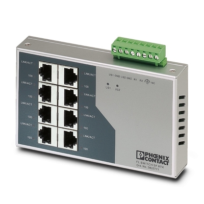 Φινίκς Επικοινωνία FL SWITCH SF 8TX Βιομηχανικός διακόπτης Ethernet προστασίας IP20 πιστοποιημένο