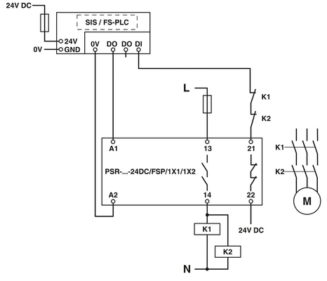 Σύνδεσμος ρυμουλκούμενου επαφής Phoenix 2981978 PSR-SCP-24DC/FSP/1X1/1X2 17.5*114.5*99MM