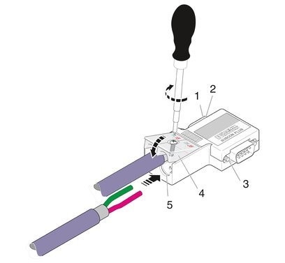 2313685 Phoenix Contact Αντιπροσωπευτές διεπαφών βιομηχανικών ανταλλακτικών SUBCON-PLUS-PROFIB/90/PG/IDC