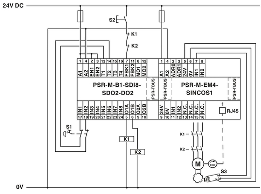 22.61*107.74*113.6mm PSR-M-EM4-SINCOS1-PI Μοντέλος επέκτασης για ακριβή αναμετάδοση τάσης