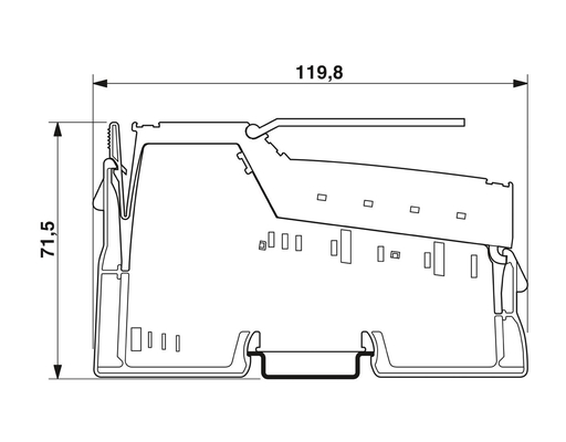 2861331 IB IL 24 PWR IN-PAC Phoenix Contact Power Module με επίπεδο προστασίας IP20