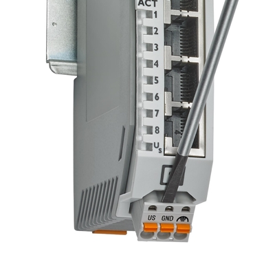 Επίπεδο προστασίας IP65 FL SWITCH 1108N Βιομηχανικός διακόπτης Ethernet για δίκτυο EtherNet/IP