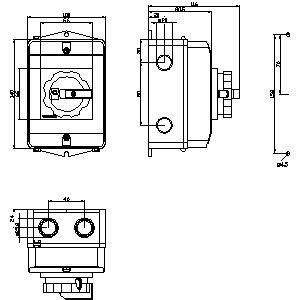 PLC 3LD2064-0TB51 Βασικές συσκευές Διακοπή διακόπτη Η τέλεια εφαρμογή για βιομηχανικές