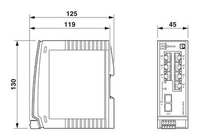 FL SWITCH 2207-FX Βιομηχανικός διακόπτης Ethernet με προηγμένα χαρακτηριστικά από την Phoenix Contact