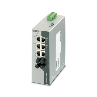 Επίπεδο προστασίας IP20 Phoenix Contact Industrial Ethernet Switch FL SWITCH 3006T-2FX ST